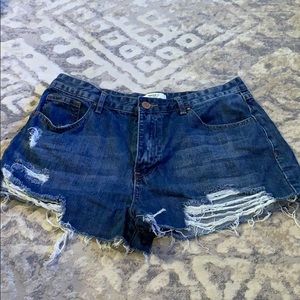 Jean shorts
